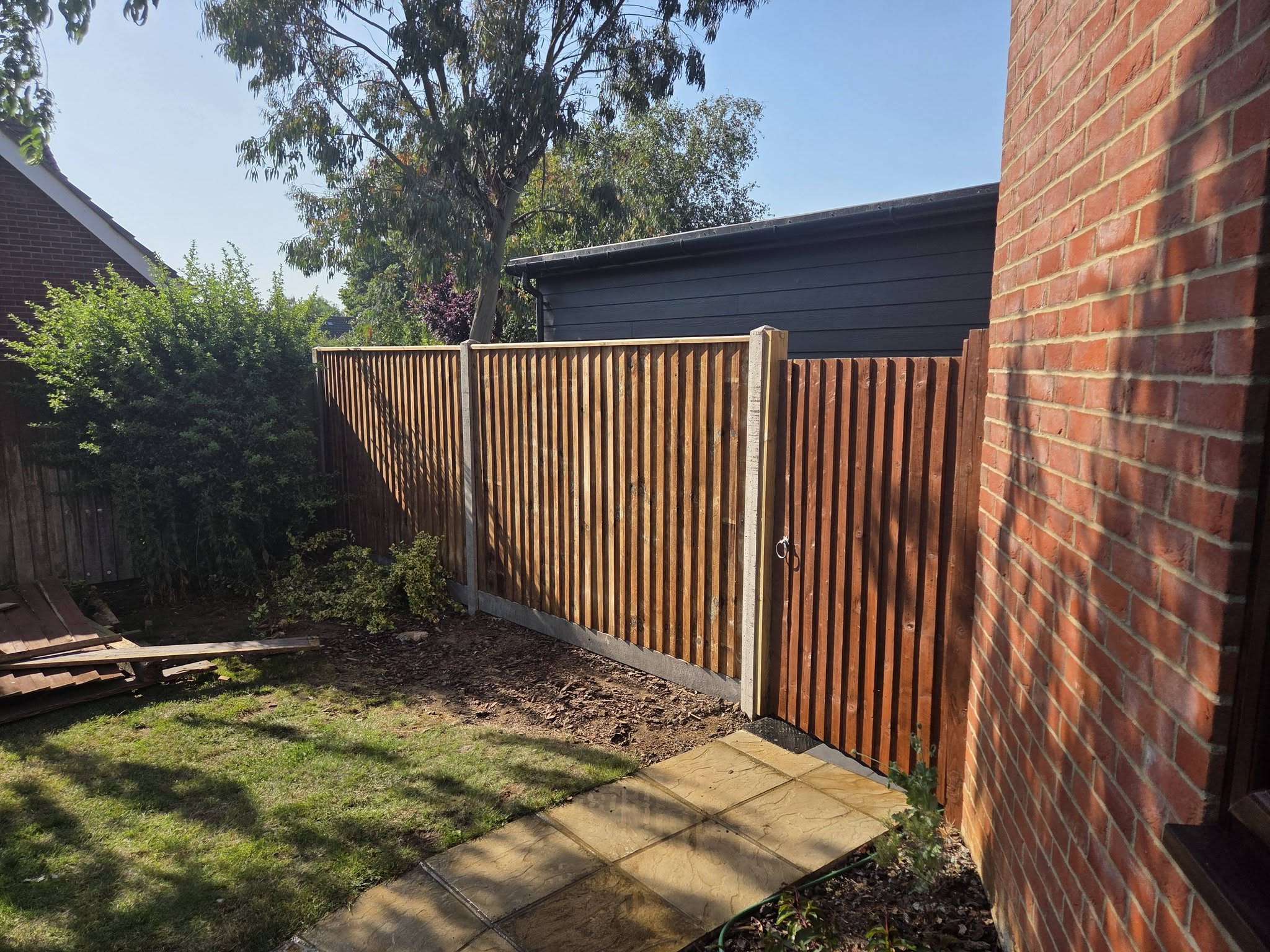 Wicklewood driveway and side garden transformation